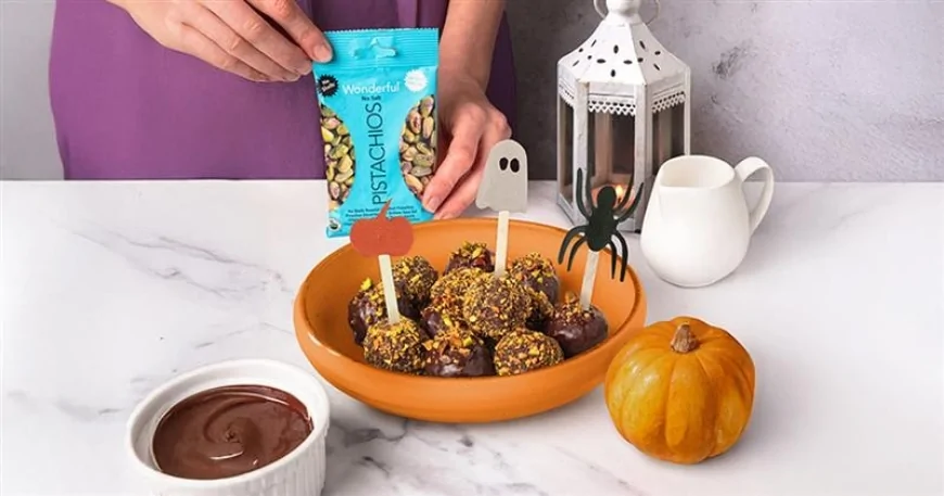 Ricetta Halloween: dolcetti al pistacchio e cioccolato di Wonderful®