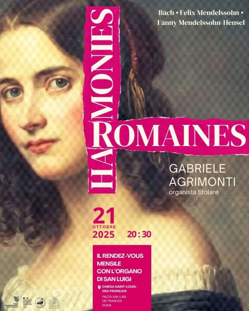 Concerto d’organo a Roma: “Harmonies romaines” con Gabriele Agrimonti
