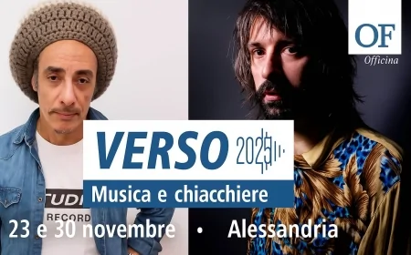 Verso 2025 ad Alessandria – Bunna e Federico Dragogna protagonisti all’Officina