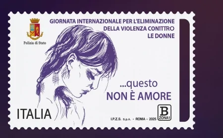 Francobollo “Questo non è amore”: Poste Italiane celebra la Giornata contro la violenza sulle donne
