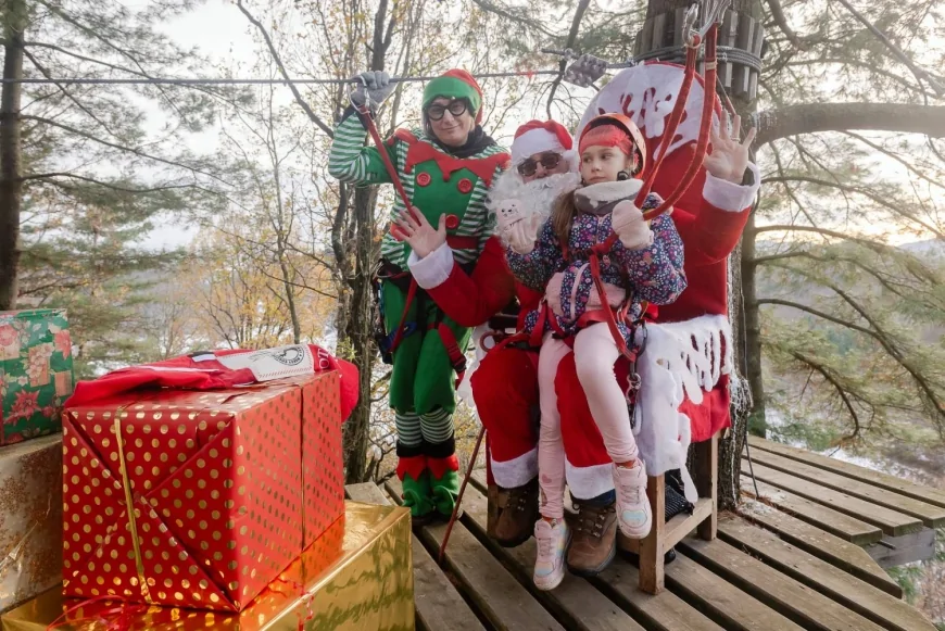 Mercatino di Natale 2025 all’Adventure Park Le Pigne di Ameno: Babbo Natale, elfi e magia nel bosco