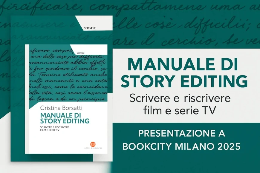 Manuale di Story Editing: presentazione a BookCity Milano 2025 del libro di Cristina Borsatti
