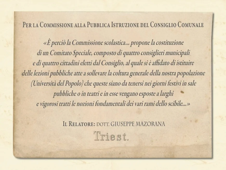 125° Anniversario dell’Università Popolare di Trieste: celebrazioni e 60 anni di collaborazione con l’Unione Italiana