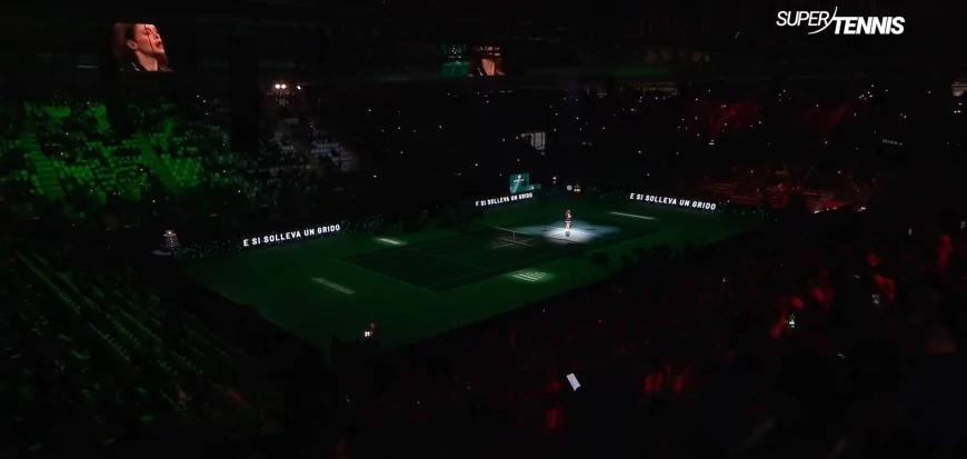 Francesca Michielin interpreta l’inno della Federazione Tennis Tavolo alla Coppa Davis