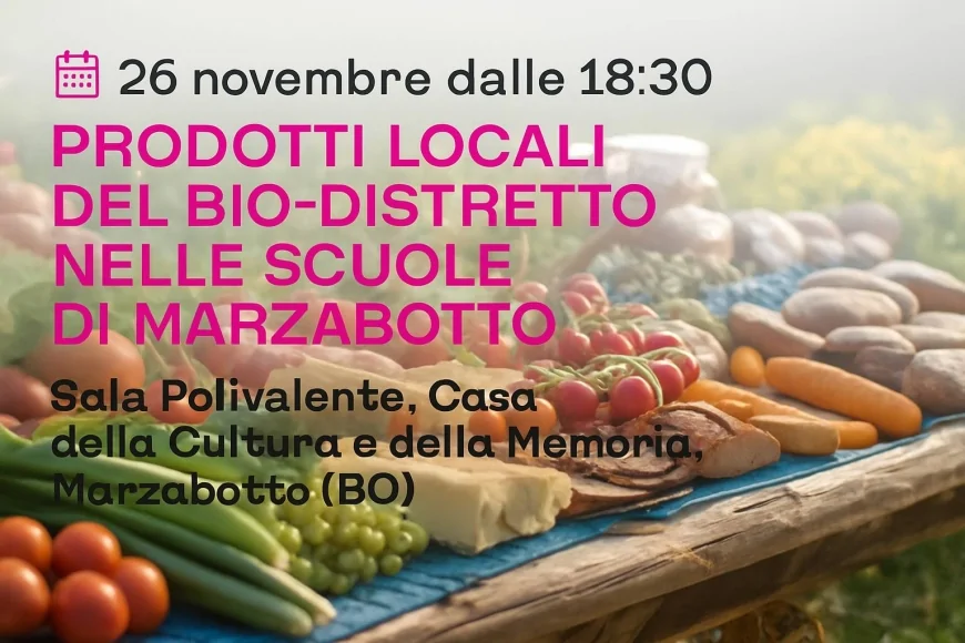 Prodotti locali del Bio-Distretto nelle scuole di Marzabotto – Presentazione 26 novembre