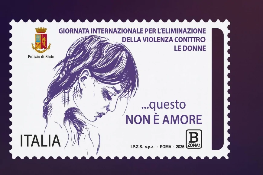 Francobollo “Questo non è amore”: Poste Italiane celebra la Giornata contro la violenza sulle donne