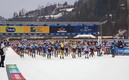Una “minela” gigante per Angelo Corradini: Marcialonga celebra il suo storico presidente