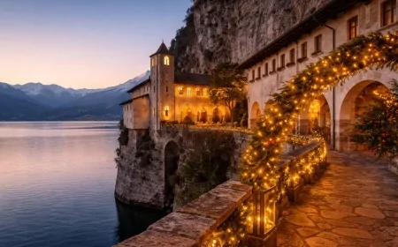 Capodanno semplice all’Eremo di Santa Caterina del Sasso sul Lago Maggiore