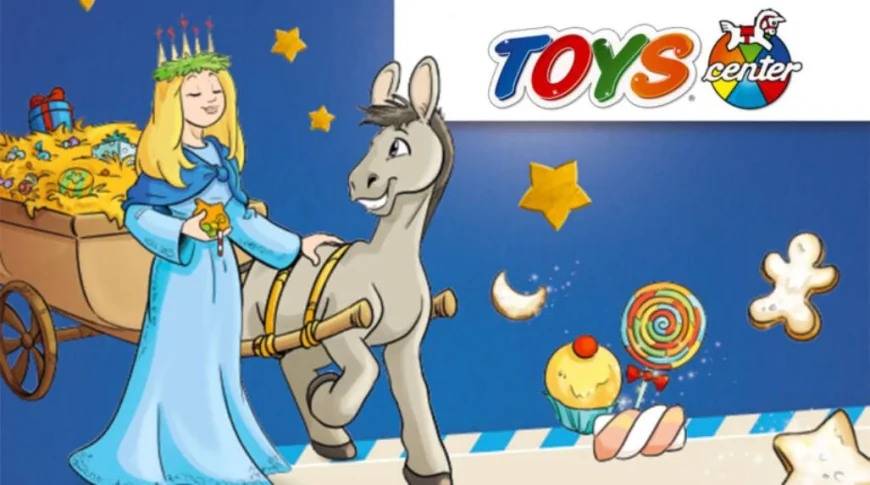 Santa Lucia nei negozi Toys Center: evento gratuito per bambini con giochi, laboratori e dolci omaggi