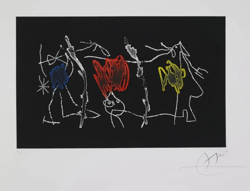 Mostra Joan Miró a Napoli: 100 opere alla Basilica della Pietrasanta