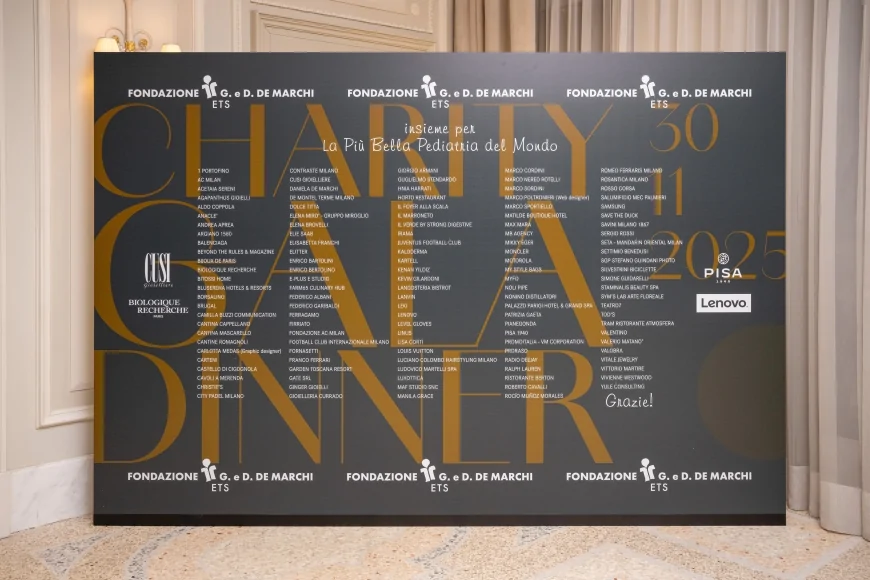 Milano e la cultura della cura: la Cena di Gala della Fondazione De Marchi a Palazzo Parigi