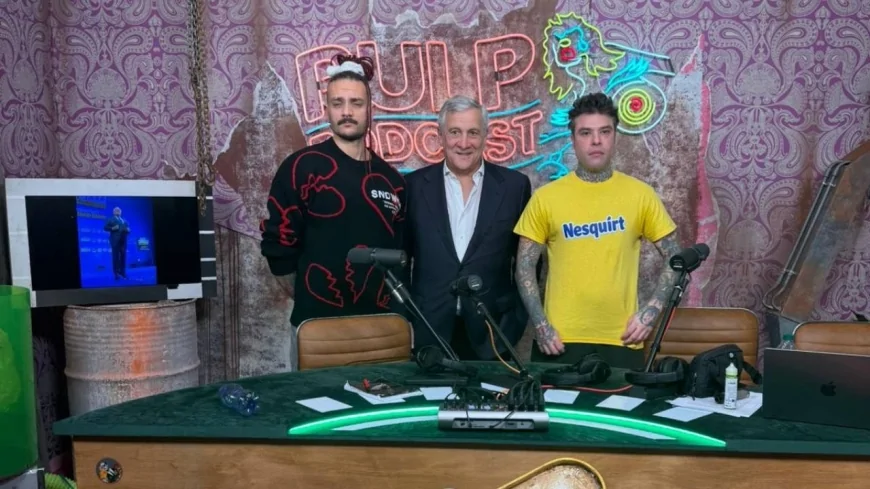 Antonio Tajani ospite a Pulp Podcast: politica estera, sicurezza e futuro di Forza Italia