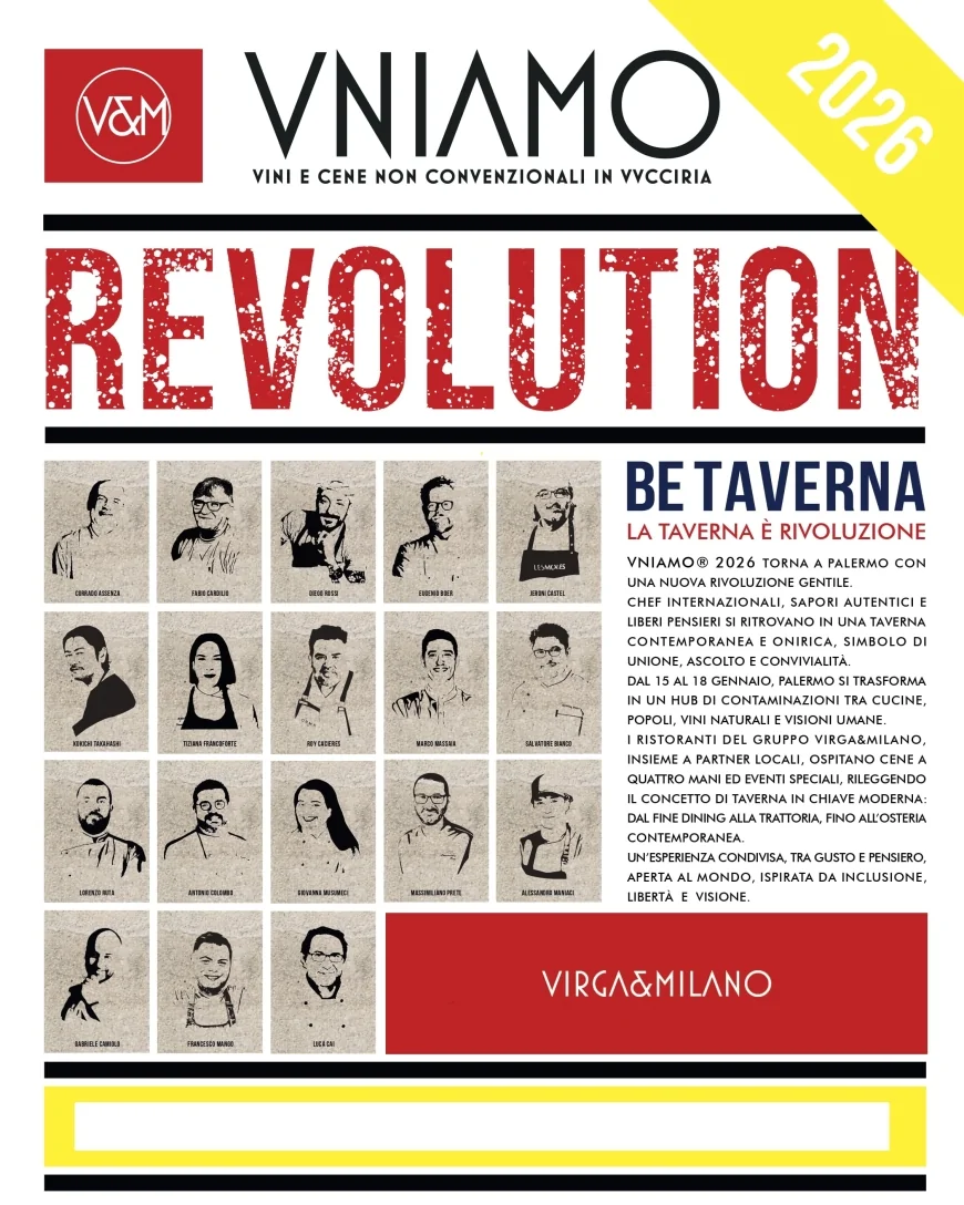 Uniamo – vini e cene non convenzionali: a Palermo dal 15 al 18 gennaio 2026