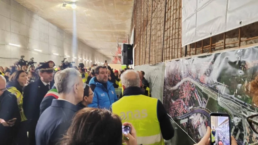 Anas: abbattuto l’ultimo diaframma della galleria Casalecchio a Casalecchio di Reno