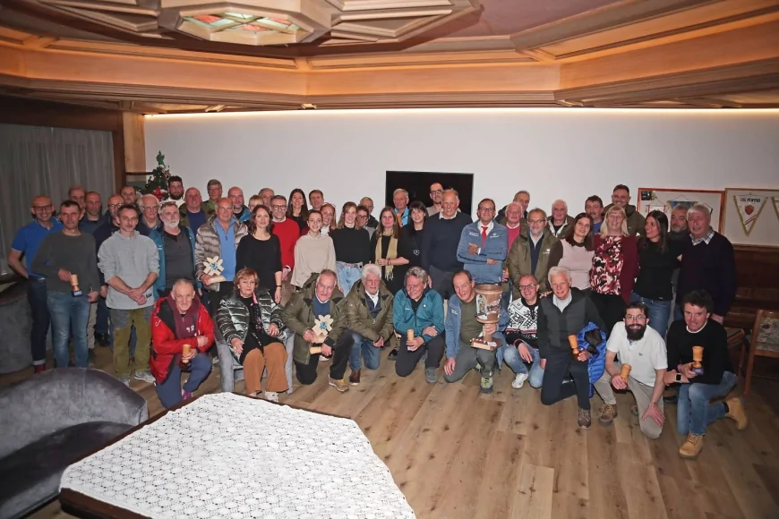 Una “minela” gigante per Angelo Corradini: Marcialonga celebra il suo storico presidente