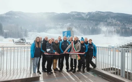 Stadio del Fondo di Lago di Tesero inaugurato verso Milano Cortina 2026