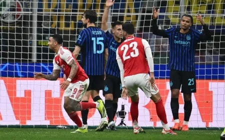 Champions, notte agrodolce: Inter ko con l’Arsenal, Napoli fermato a Copenaghen