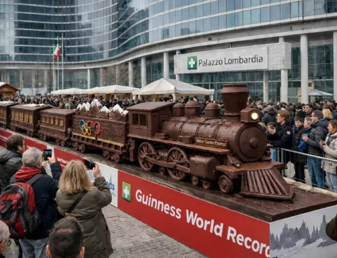 Il Treno di Cioccolato da Guinness a Milano: record mondiale tra Olimpiadi e solidarietà
