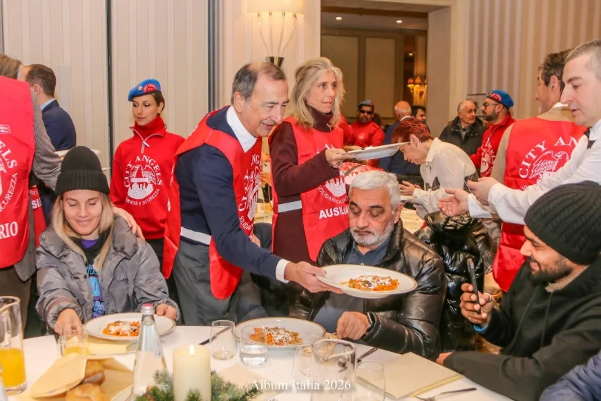 City Angels, il grande pranzo del clochard 2026 al Principe di Savoia