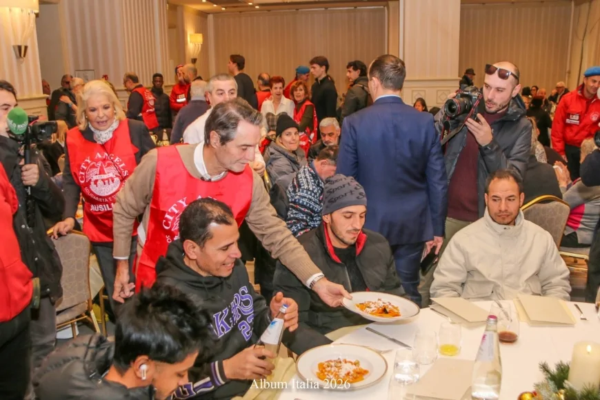 City Angels, il grande pranzo del clochard 2026 al Principe di Savoia