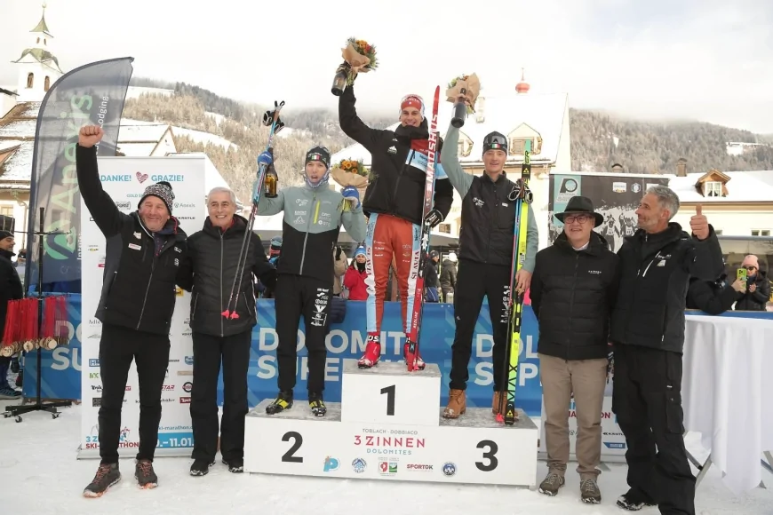 3 Zinnen Ski-Marathon 2025: Vuillet e Patscheider vincono la 50ª edizione