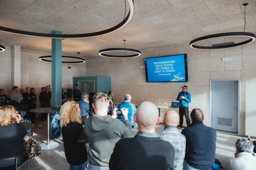 Stadio del Fondo di Lago di Tesero inaugurato verso Milano Cortina 2026
