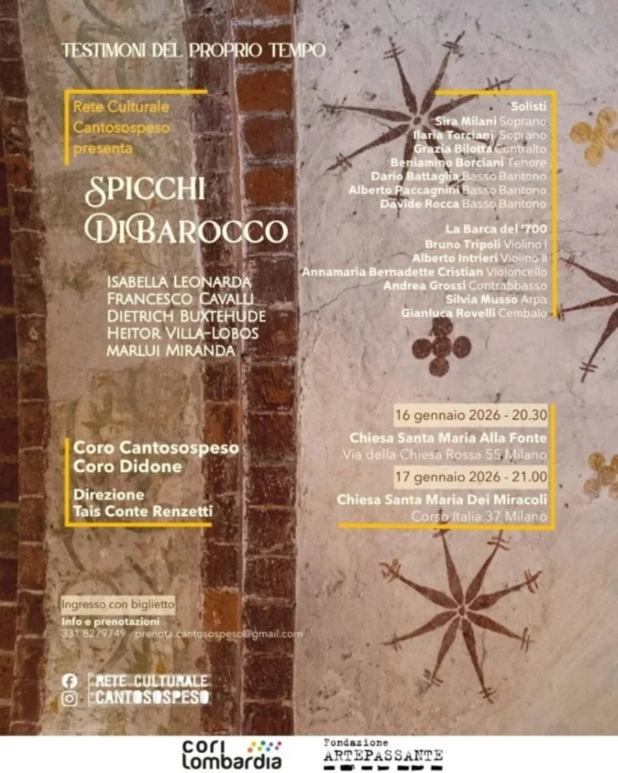 Spicchi di Barocco: concerto a Milano nella Chiesa Rossa