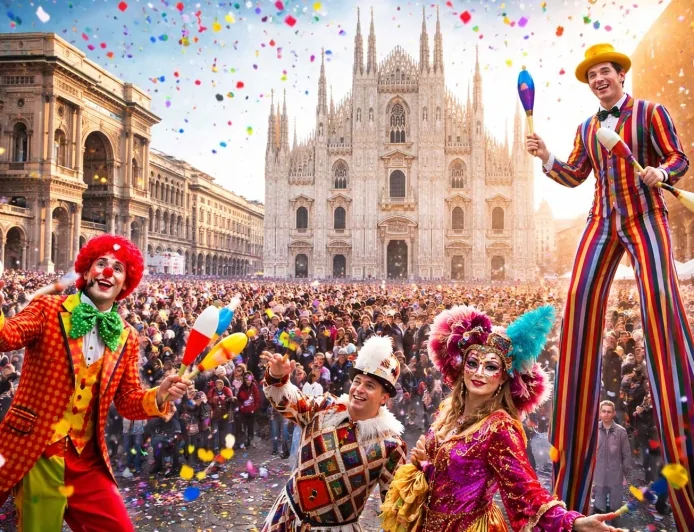 Carnevale Ambrosiano a Milano: dal 18 al 22 febbraio la città esplode di festa
