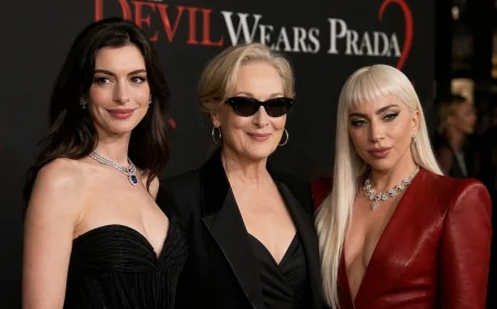 Il Diavolo veste Prada 2, red carpet a New York con Anne Hathaway, Meryl Streep e Lady Gaga