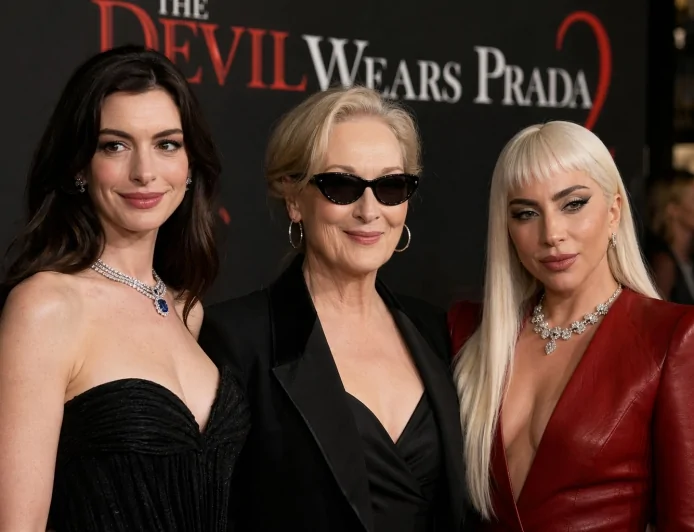 Il Diavolo veste Prada 2, red carpet a New York con Anne Hathaway, Meryl Streep e Lady Gaga