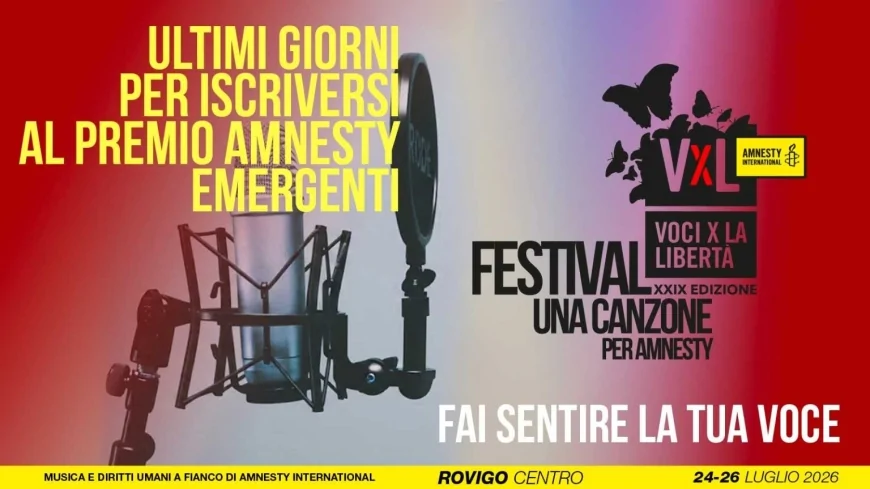 Premio Amnesty Emergenti: iscrizioni fino al 20 aprile