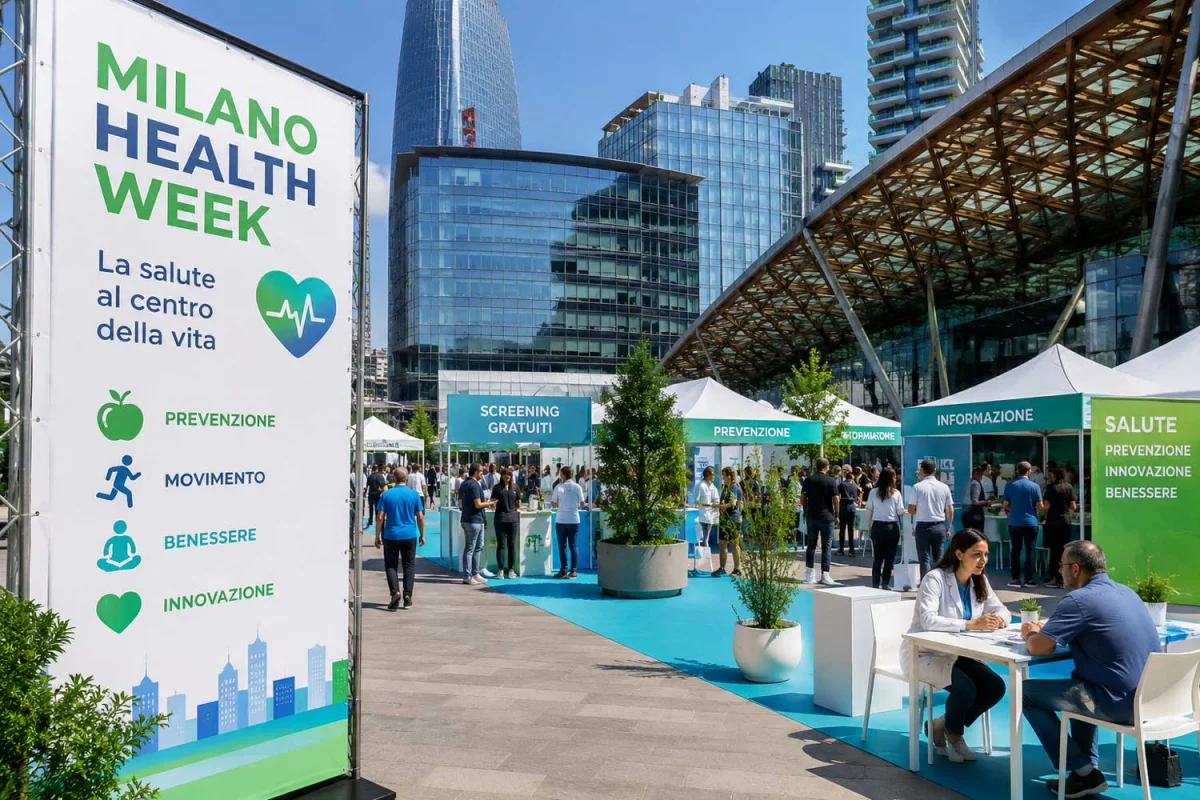 Milano Health Week 2026: salute, prevenzione e benessere in Piazza Gae Aulenti