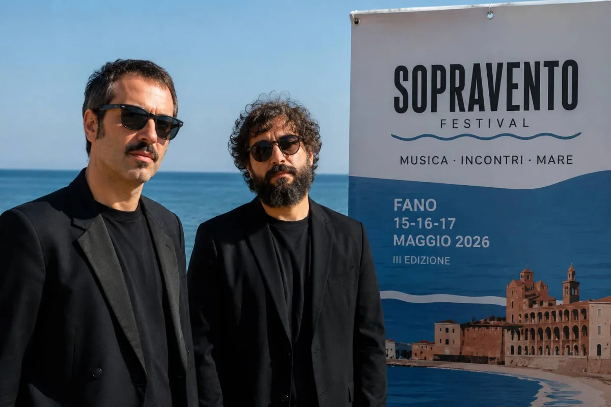 Sopravento 2026 a Fano: musica, incontri e mare con Colapesce e Dimartino
