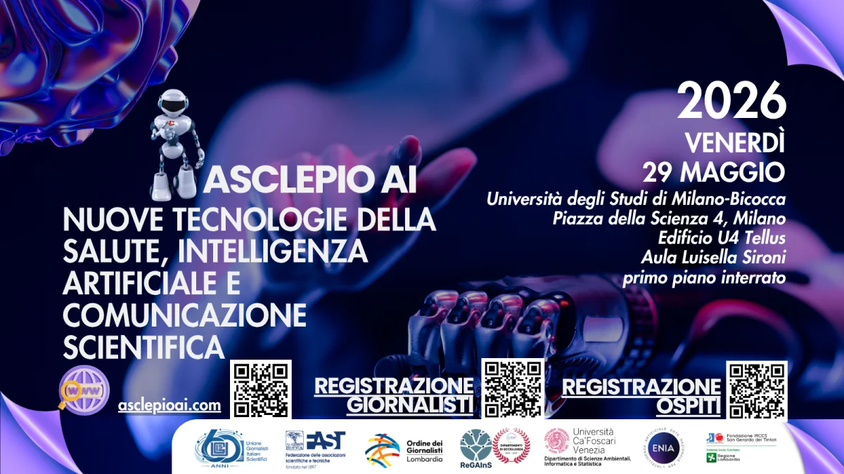 Asclepio AI 2026: a Milano-Bicocca la seconda edizione del summit su nuove tecnologie della salute, intelligenza artificiale e comunicazione scientifica