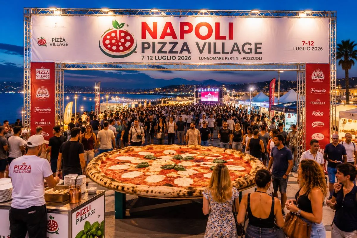 Napoli Pizza Village 2026: sei giorni di gusto sul Lungomare Pertini