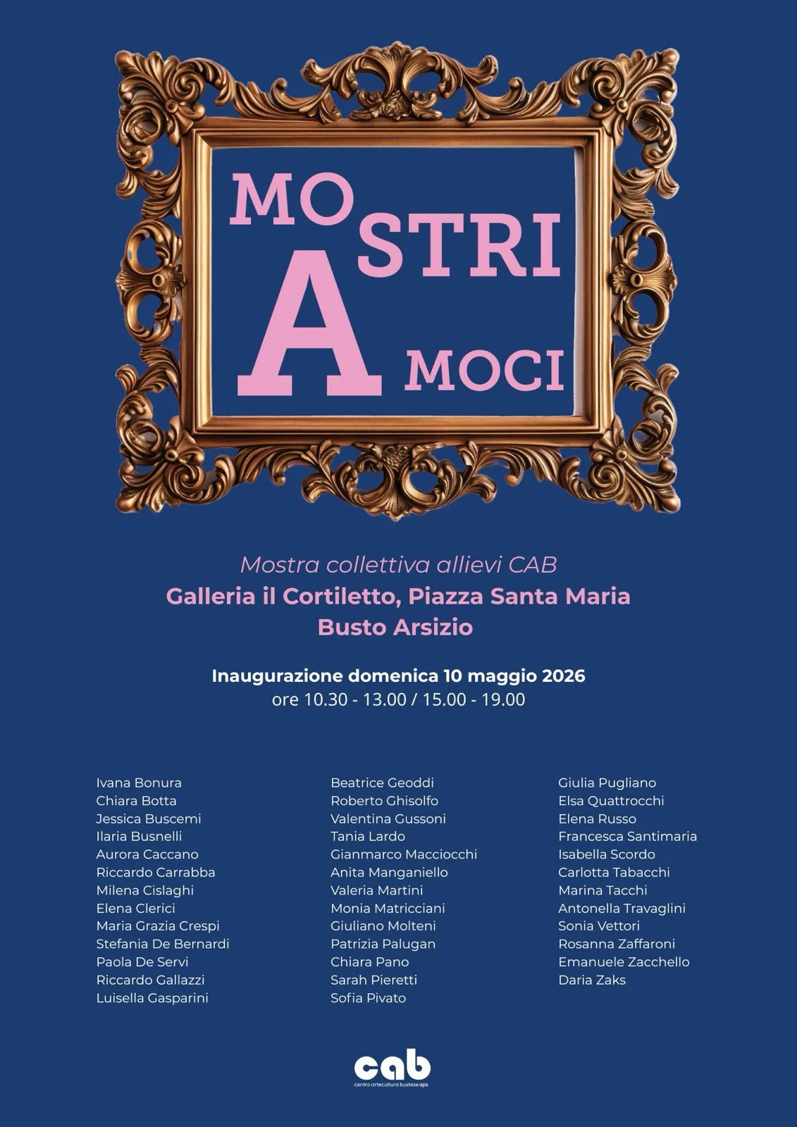   “Mostriamoci!” porta nella galleria del Cortiletto a Busto Arsizio il 10 maggio, festa della mamma, disegno, pittura e libri d’artista