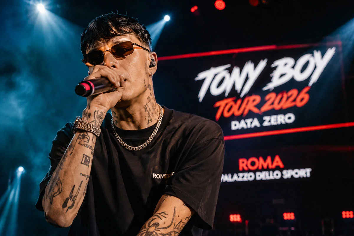 Tony Boy a Roma, data zero del tour 2026 al Palazzo dello Sport