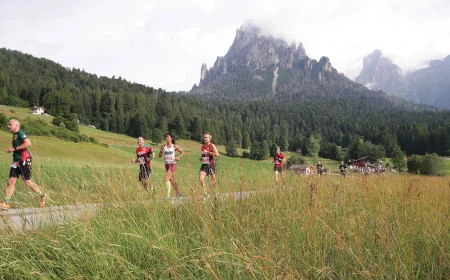 11.a PRIMIERO DOLOMITI MARATHON. YEMAN CRIPPA OSPITE SPECIALE