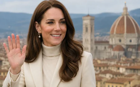 Kate Middleton torna in Italia dopo 26 anni