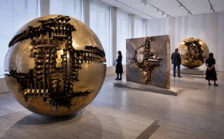 Arnaldo Pomodoro, a Milano apre la mostra con le opere di una vita