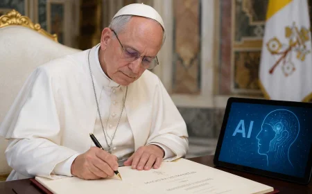 Papa Leone XIV e intelligenza artificiale: la prima enciclica mette l’uomo al centro
