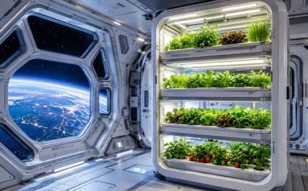 Serra spaziale italiana, il futuro del cibo in orbita