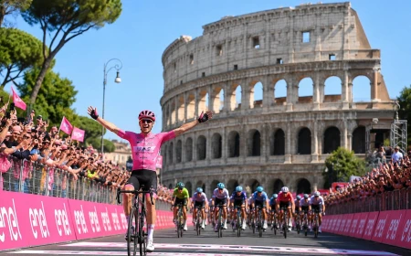 Giro d’Italia 2026, oggi il gran finale a Roma