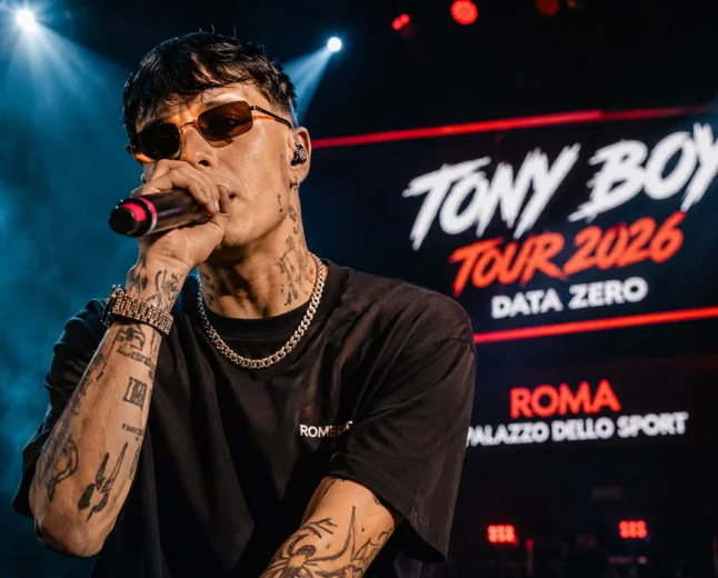 Tony Boy a Roma, data zero del tour 2026 al Palazzo dello Sport