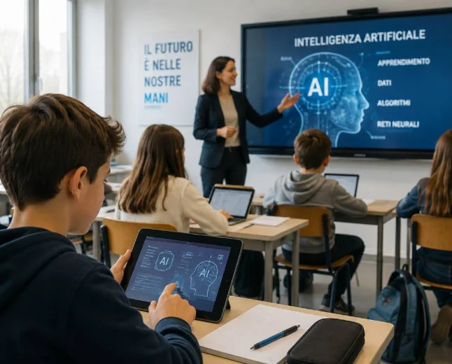 IA a scuola, il piano da 100 milioni cambia lezioni e laboratori digitali