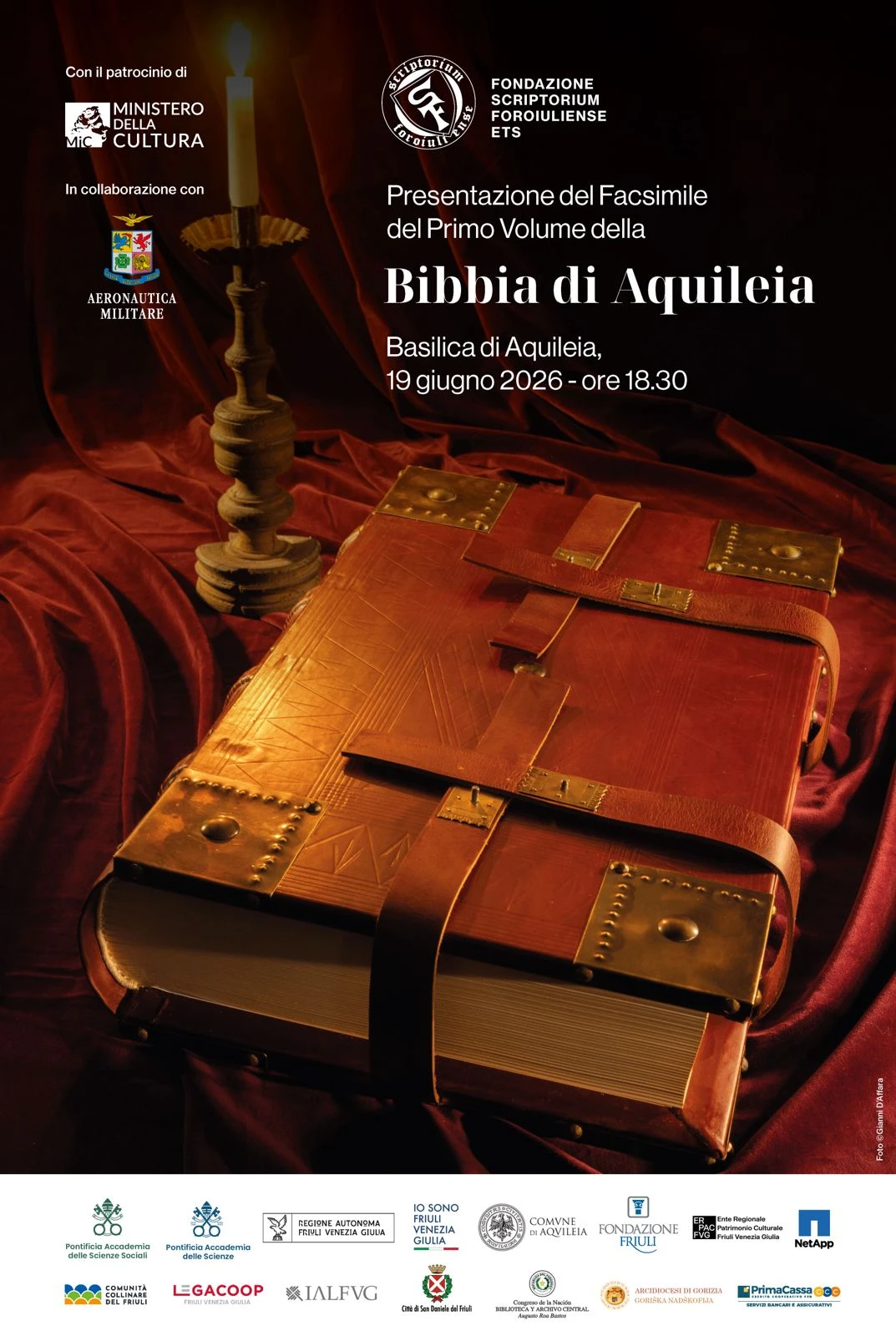 Aquileia celebra la sua Bibbia con un evento in Basilica, una festa per la città e per il Friuli il 19 giugno