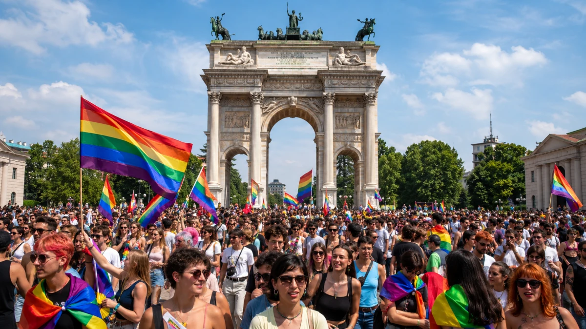 Milano Pride 2026: parata, percorso e festa finale all’Arco della Pace
