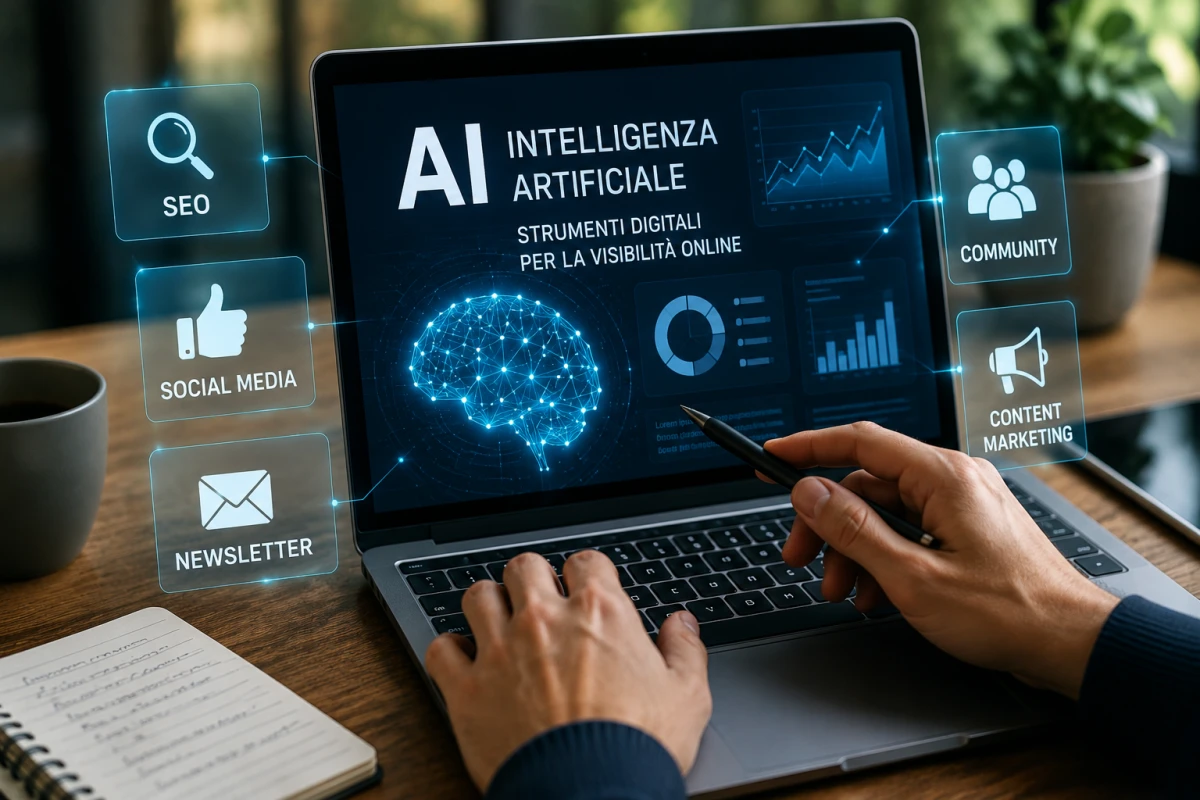L’IA non basta più: come usare intelligenza artificiale e strumenti digitali per conquistare visibilità online