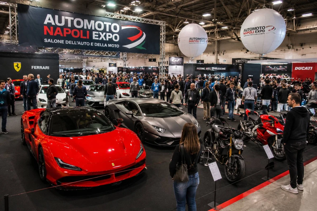 Automoto Napoli Expo 2026 al via oggi: Napoli accende il salone dei motori