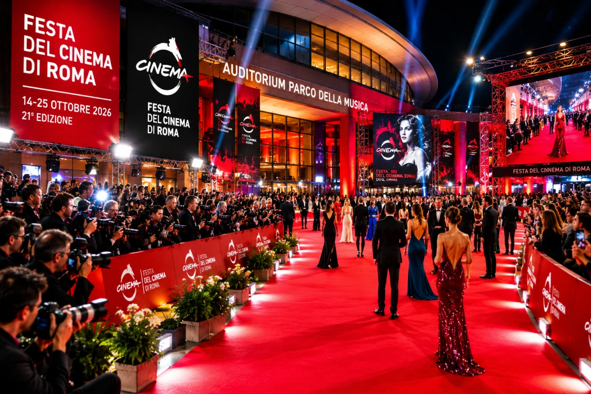 Festa del Cinema di Roma 2026: date, red carpet e anteprime all’Auditorium